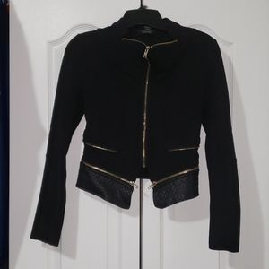 Black and gold blazer